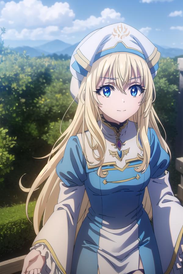 portrait of the awkward, opinionated priestess, anime | Stable Diffusion
